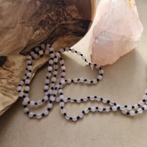 JapaMala Quartz rose 4mm - Amour de soi